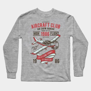 Aircraft Club 1986 Long Sleeve T-Shirt